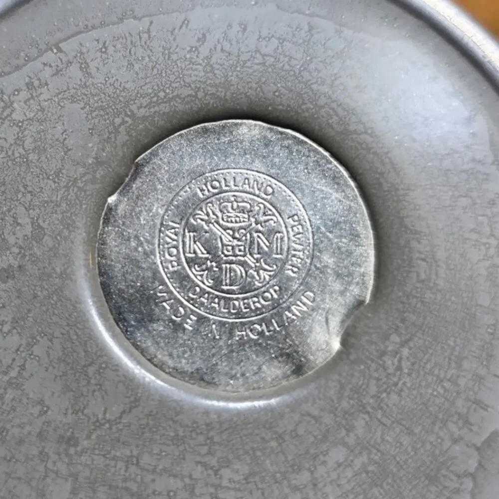 Vintage Royal Holland Pewter Candlestick  by KMD Daalderop